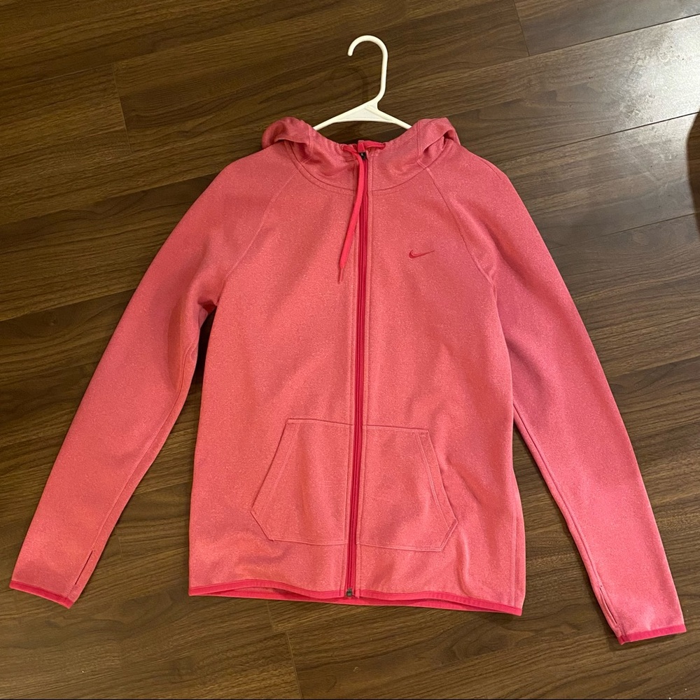 Nike pink sweatshirt/hoodie $10